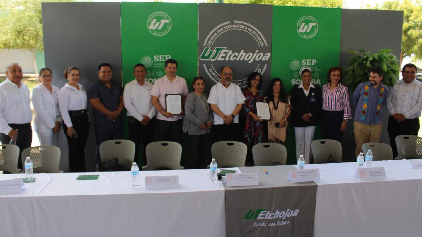 Celebran IMSS - UTEtchojoa Convenio de Colaboración.